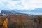 Lausanne , the cityscape from Sauvabelin forest