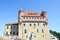 Lausanne, Switzerland - August 11, 2019: Chateau Saint-Maire, a castle that serves as the seat of the cantonal government, the