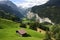 Lauterbrunnen valley in Switzerland