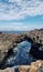 A lava arch in lanzarote