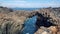 A lava arch in lanzarote