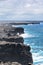 The lava cliff in the Volcanoes National Park, Hawaii