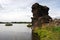 Lava column at Myvatn lake, Iceland