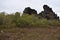 The lava field Dimmu Borgir in Myvatn, Iceland