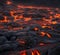 Lava Field Mountain Travel Background