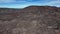 Lava flow from Piton de la Fournaise seen from the sky