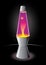 Lava lamp in the dark