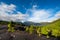 Lava landscape on the Cumbre Nueva in La Palma