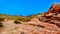 Lava-like Red Rocks in Red Rock Canyon National Conservation Area near Las Vegas, Nevada, USA