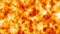 Lava magma dark flame ray red and orange color surface fast flow abstract wall tile motion and white flame border