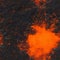 Lava volcano. Destroy molten- nature pattern.