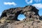 Lava window at Dimmuborgir, Myvatn area - Iceland