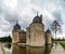 Lavaux-Sainte-Anne Castle Panoramic view, Belgium.