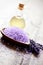 Lavender bath salt and massage oil