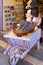 Lavender bunches selling in a gift shop in Provence