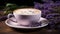 lavender cappuccino background