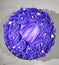 A lavender colour birthday cake celebration