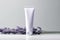 Lavender Cosmetic Cream Tube Accompanied By Aigenerated Moisturizer
