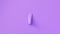 Lavender cosmetic tube alone with soft shadow on background. 3d render illustration.