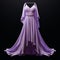 Lavender Dress: Hyper Realistic And Detailed Purple Robe