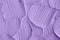 Lavender face cream mask texture close up. Brush strokes. Selective focus. Abstract background