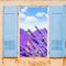 Lavender field window