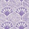 Lavender french farmhouse floral country style linen cloth background. Lilac interior design all over print. Printed