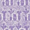 Lavender french farmhouse floral country style linen cloth background. Lilac interior design all over print. Printed