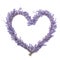 Lavender heart