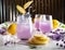 Lavender lemonade with a splash