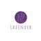 Lavender Logo. Vector logo template