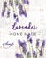 Lavender natural inspirational soap herbal  label