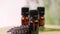 Lavender oil.Brown bottles of essential oil set and lavender flowers . Aromatherapy and massage.Essence with lavender