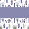 Lavender pattern seamless twigs bouquet print textile provence watercolor flowering flora flowers plants