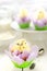 Lavender Petal Low Fat Orange Muffins.