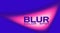 Lavender pink blur color spot with gradient on blue background