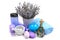 Lavender, scented candles, soap and shampoo