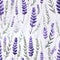 Lavender Watercolor Pattern: Minimalist Background For Rosh Hashanah Plants