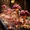 Lavish dining setup for a royal reception