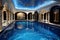 Lavish Luxury pool. Generate Ai