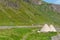 Lavvu, the traditional temporary dwelling of the Sami, Norway