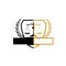 law firm and justice advocate logo and icon