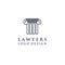 Law firm, Justice law or Attorney Logo design vector