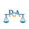 Law Firm Letter RA Logo Design. Lawyer, Justice, Law Attorney, Legal, Lawyer Service, Law Office, Scale, Law firm, Attorney