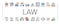 Law Justice Dictionary Collection Icons Set Vector .