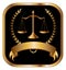 Law or Lawyer Seal Gold