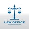 Law office logo , law firm logo vector