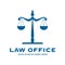 Law office logo , law firm logo vector