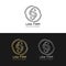 Law office logos set. Vector vintage attorney, advocate labels, juridical firm badges. Act, principle, legal icons.