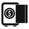 Law social finance support icon simple vector. Pay help
